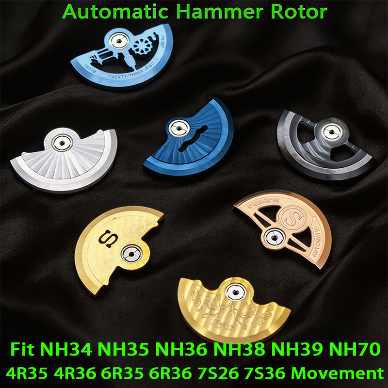 Watch Movement Rotor - مطرقة دوارة أوتوماتيكية لحركة NH35 تناسب