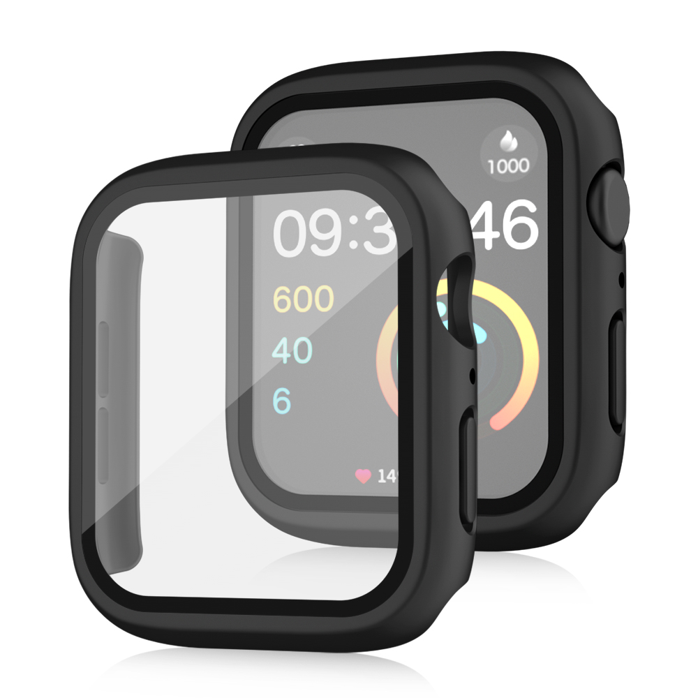 Iwatch Smartwatch Series 7 - الزجاج المقسى + غطاء لساعة أبل