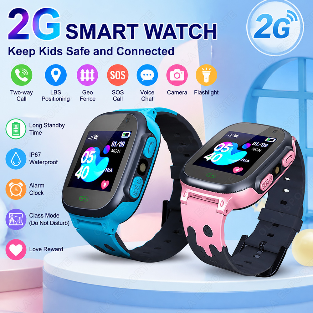 Smartwatch Watches Gift For Boys With Gps - ساعة ذكية جديدة للأطفال بشاشة لمس