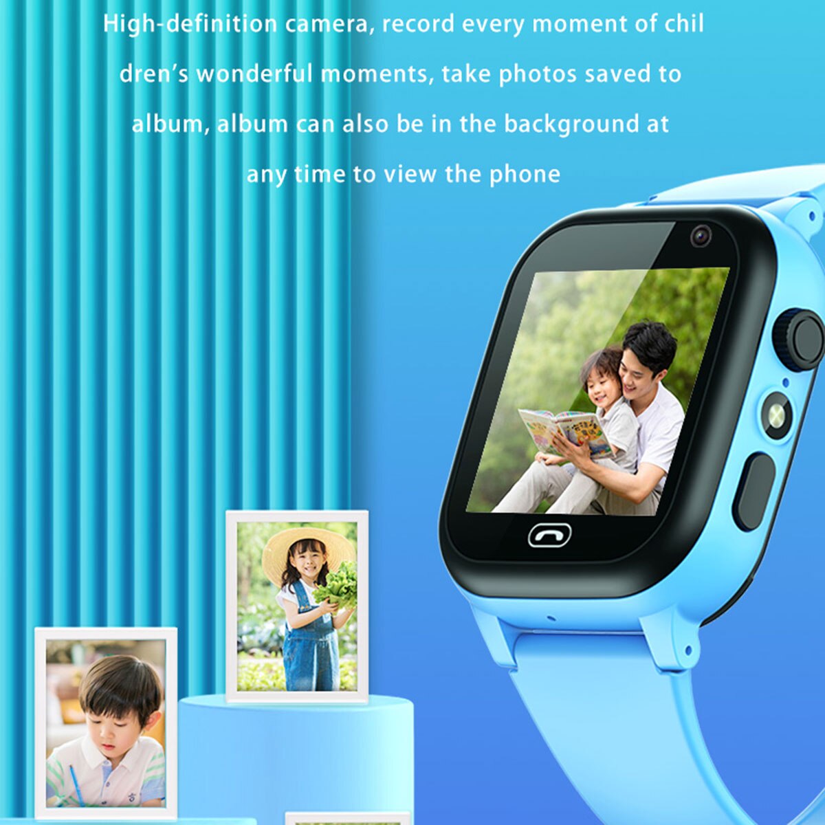Smartwatch Watches For Kid Boy With Alarm - ساعة ذكية رياضية خارجية للأطفال ،