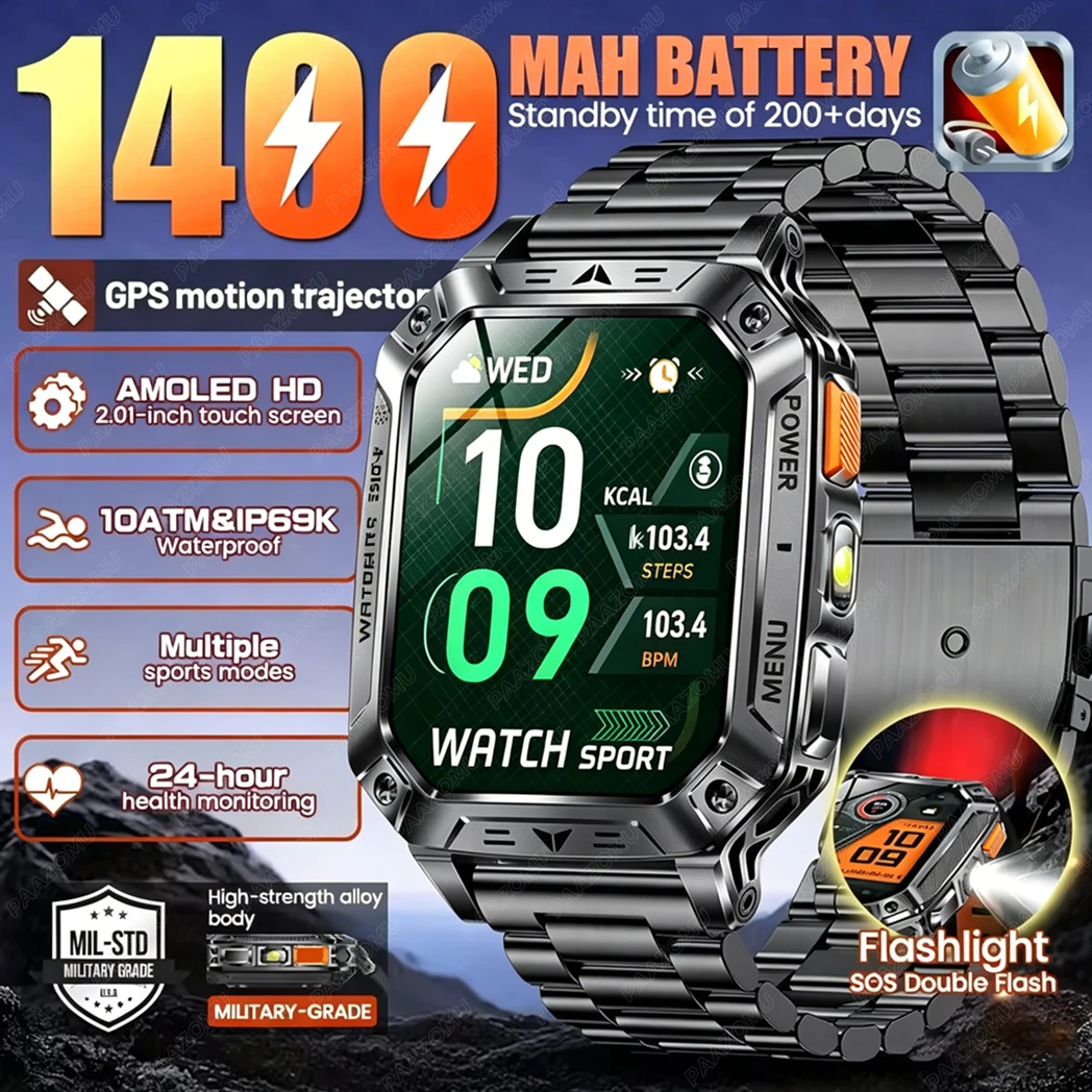 Heart Rate Gps Watch - ساعة ذكية جديدة للرجال لعام 2026