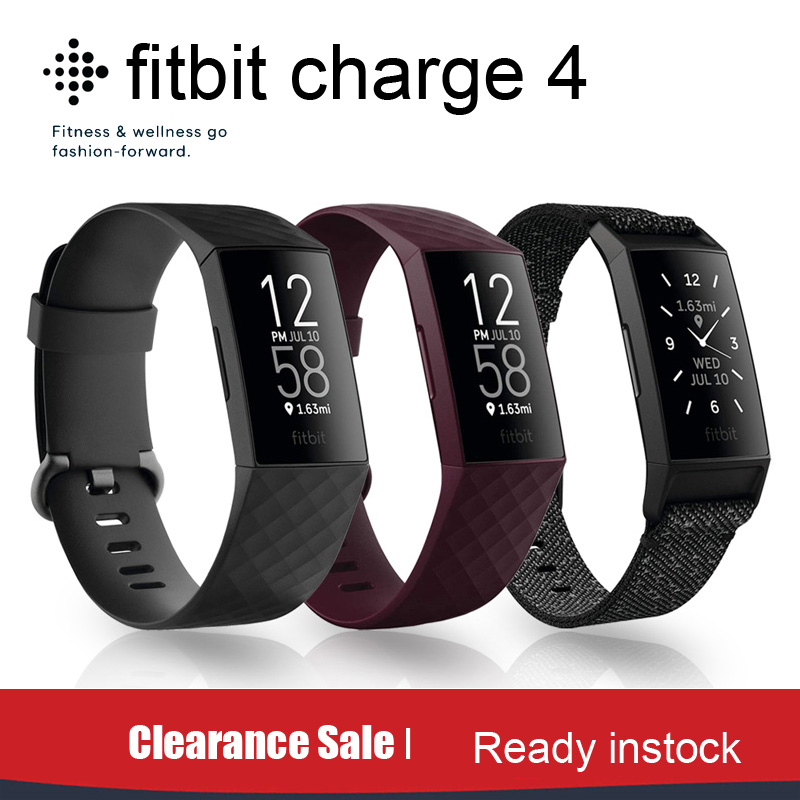 Smartwatch Casual Watches For Men - الأصلي Fitbit شاحن 4 سوار ساعة