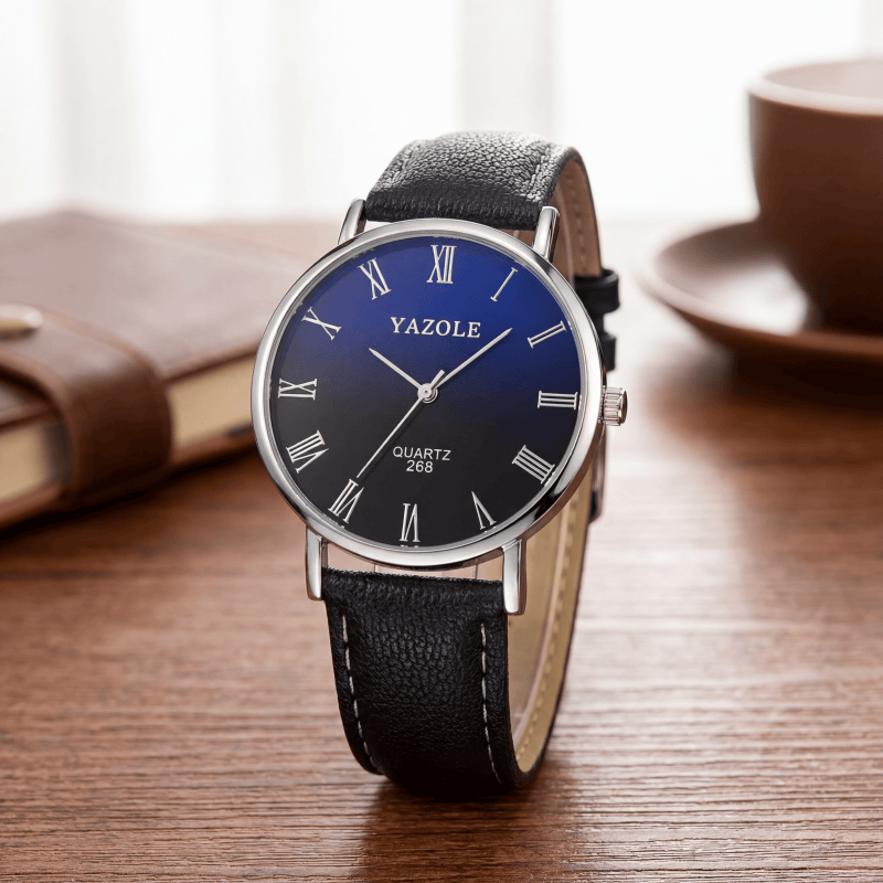Smartwatch Casual Watches For Men - ساعات يازول الكوارتز البسيطة للرجال، رفيعة