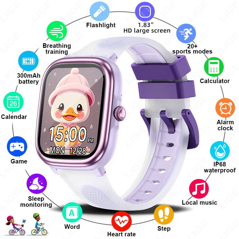 Smartwatch Watches For Kid Boy With Alarm - ساعة ذكية تعليمية جديدة للأطفال من