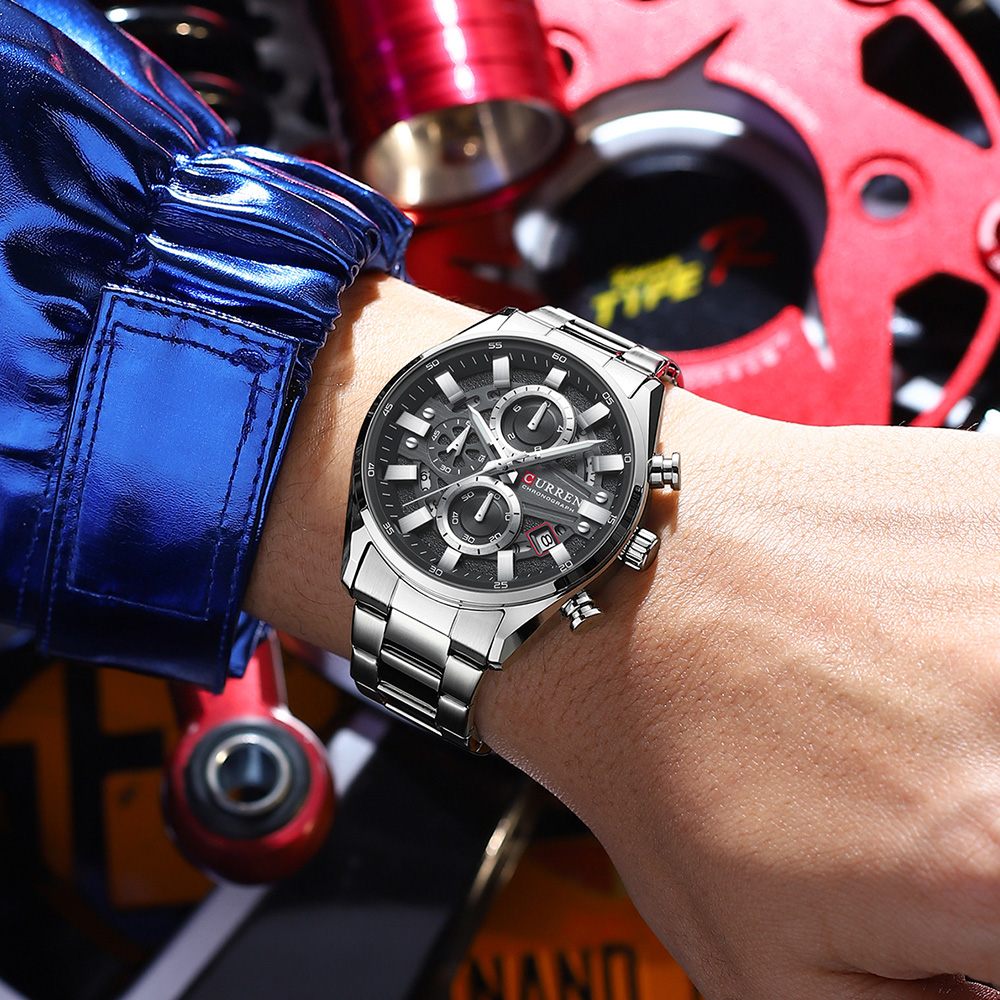 Smartwatch Casual Watches For Men - ساعة رجالية CURREN 8495 مقاومة للماء