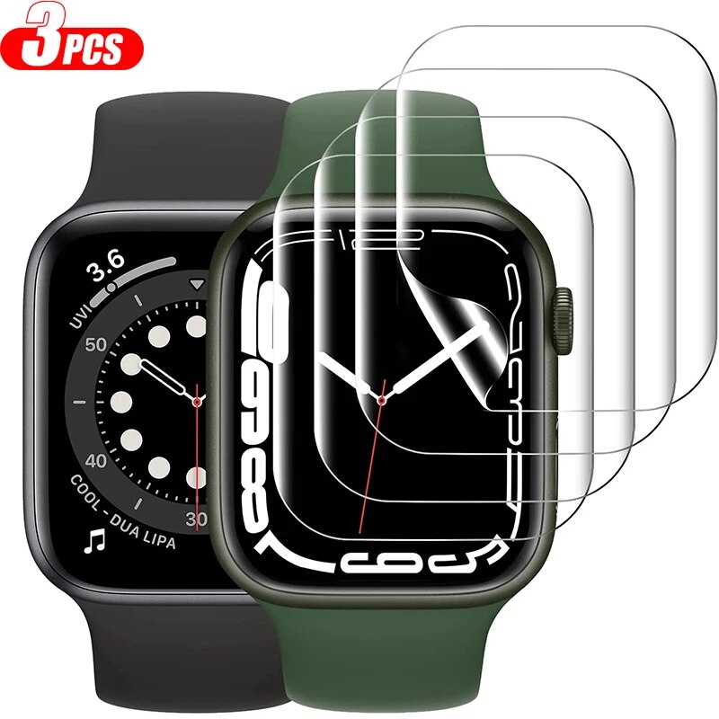 Iwatch Smartwatch Series 7 - واقي شاشة لساعة أبل ، السلسلة