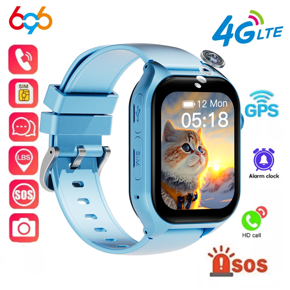 Smartwatch Watches Gift For Boys With Gps - ساعات ذكية للأطفال بتقنية 4G مع