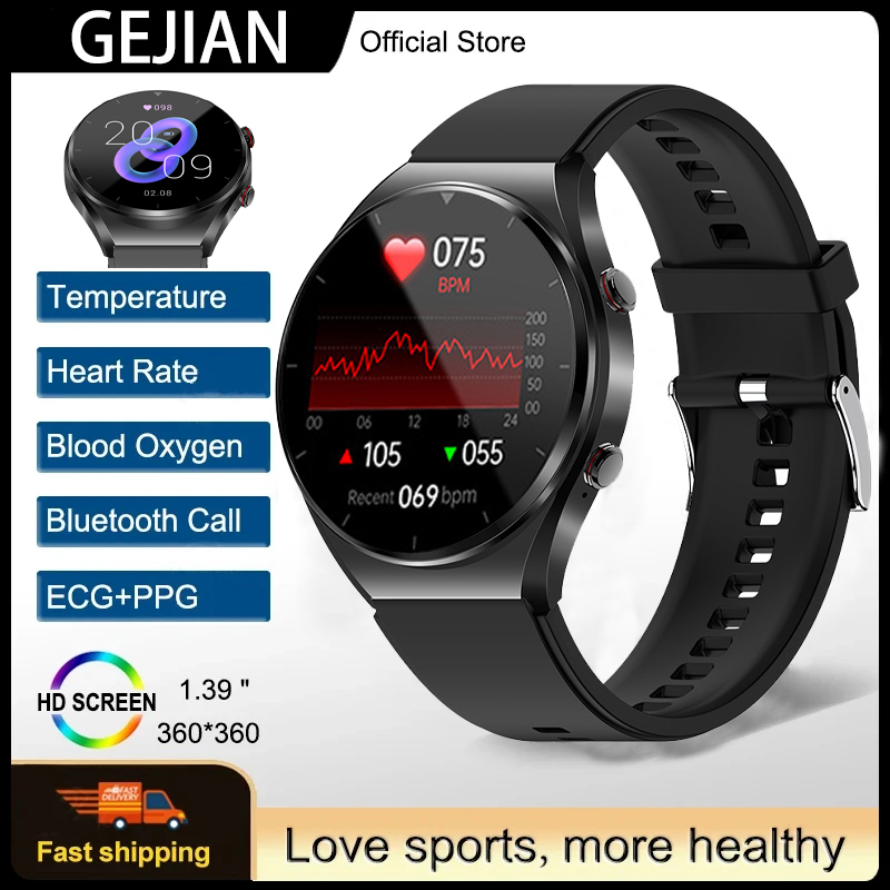 Smartwatch Health Watches For Women - ساعة ذكية GEJIAN بشاشة HD مقاس