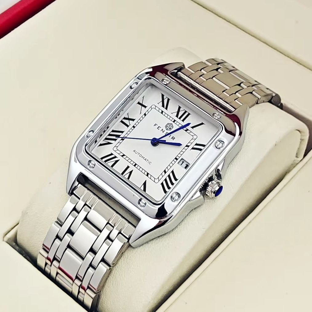 Smartwatch Watches Best Gift For Men - ساعة يد فاخرة مربعة للرجال، مع