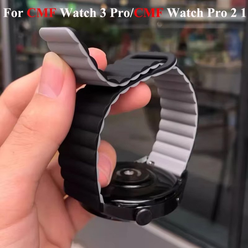 Watch S Realme - 22 مللي متر شريط سيليكون مغناطيسي