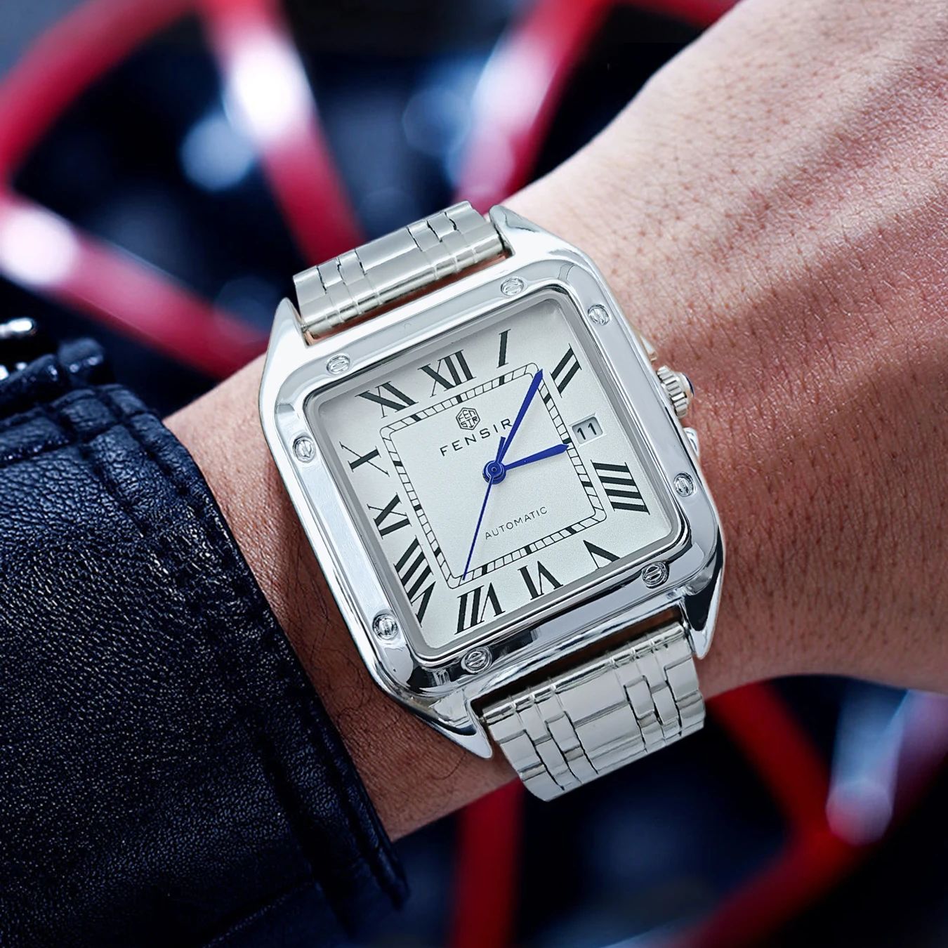 Smartwatch Watches Best Gift For Men - ساعة رجالية مربعة الشكل بتصميم أوروبي