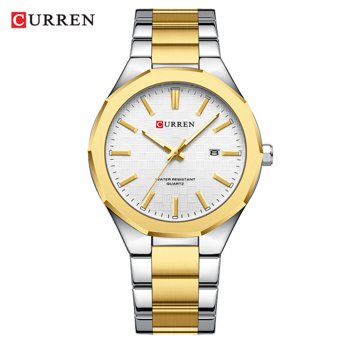 Analog Quartz Watch - ساعة يد رجالية من CURREN بتصميم
