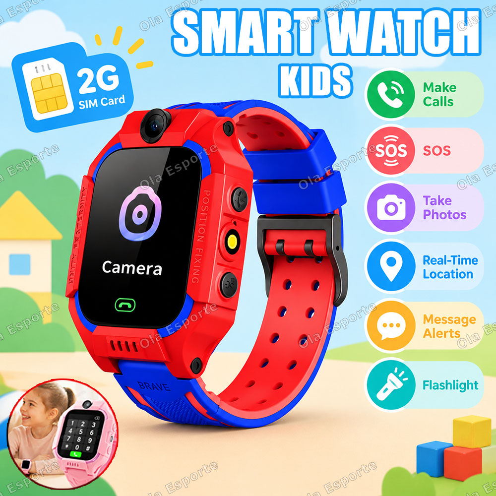 Smartwatch Watches For Kid Boy With Alarm - ساعة ذكية جديدة للأطفال 2027 تدعم