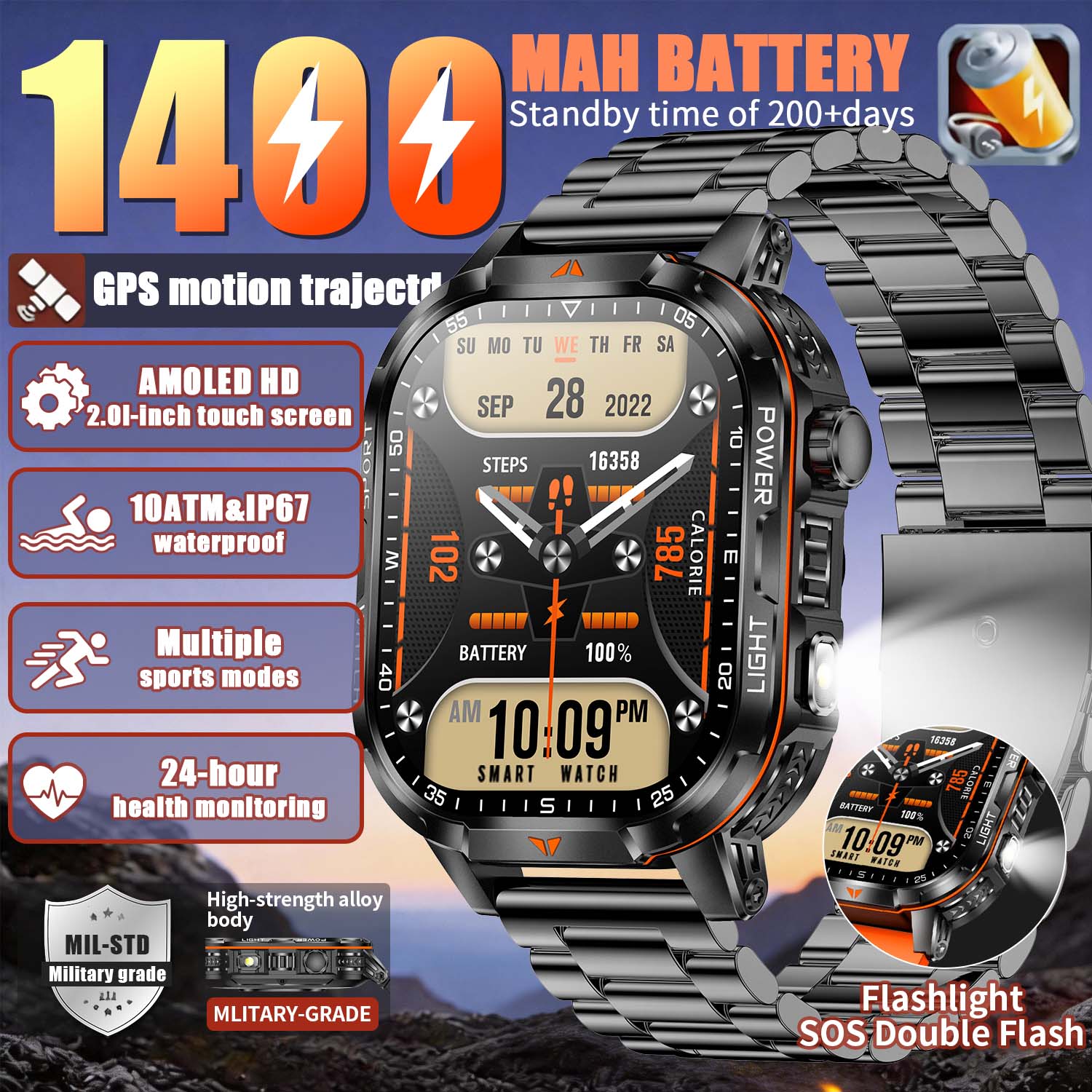 French Connection Watches Smartwatch App - ساعة ذكية عسكرية جديدة لعام 2026