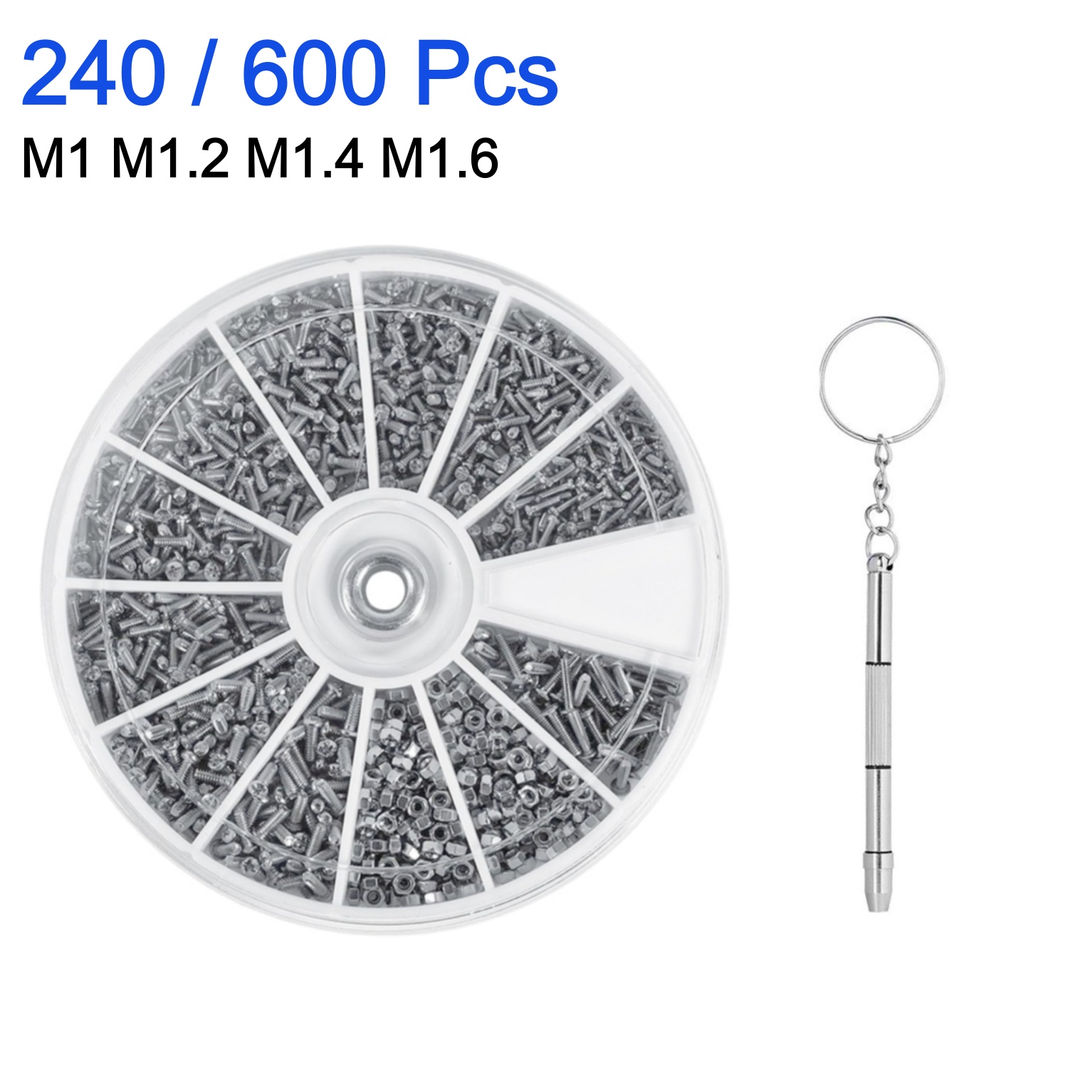 Watch Tool Repair Kit - مجموعة مفكات براغي صغيرة 240/600 قطعة،