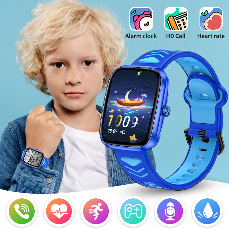 Smartwatch Watches For Kid Boy With Alarm - ساعة ذكية للأطفال LIGE 2026 بشاشة