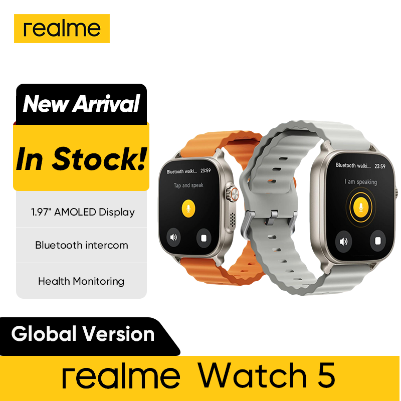 Watch S Realme - الإصدار العالمي من ساعة Realme 5