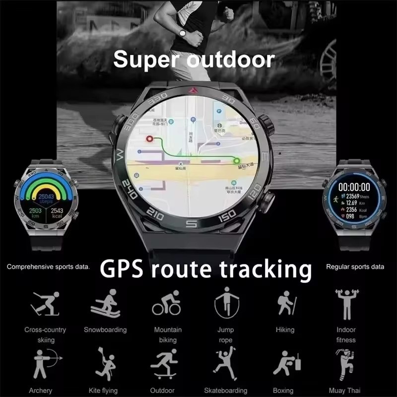 Hotsale Smartwatch النساء الرج - مراجعة Heart Rate Gps Watch وسعره