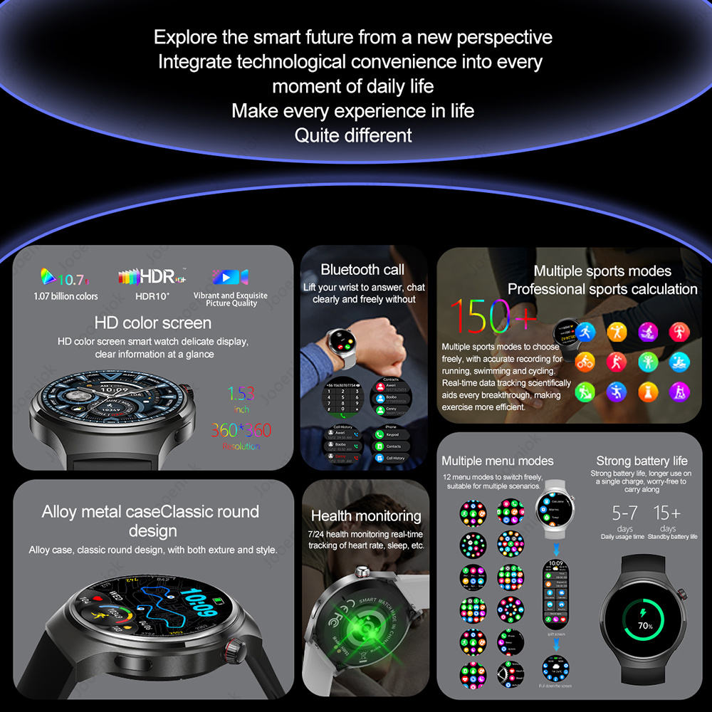 ساعة ذكية 5 برو مطورة مع GPS و - مراجعة Smartwatch Health Watches For Men وسعره