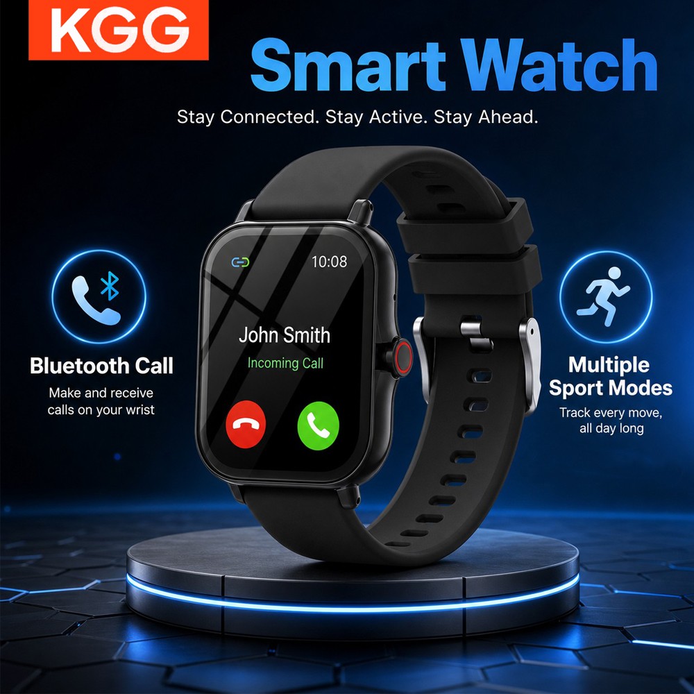 ساعة ذكية للأطفال بشاشة HD مقا - مراجعة Smartwatch Watches For Kid Boy With Alarm وسعره