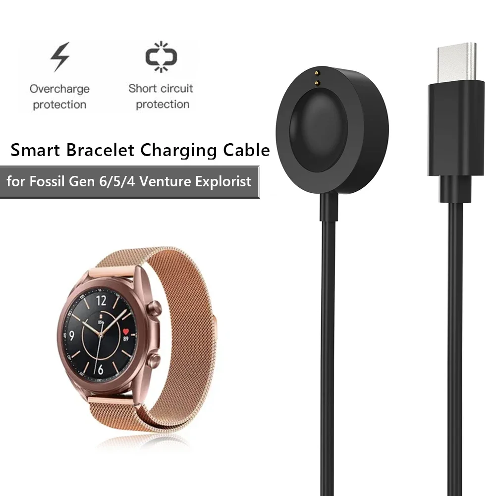 قاعدة شحن مغناطيسية سريعة الشح - مراجعة Fossil Watches Smartwatch Gen 6 وسعره
