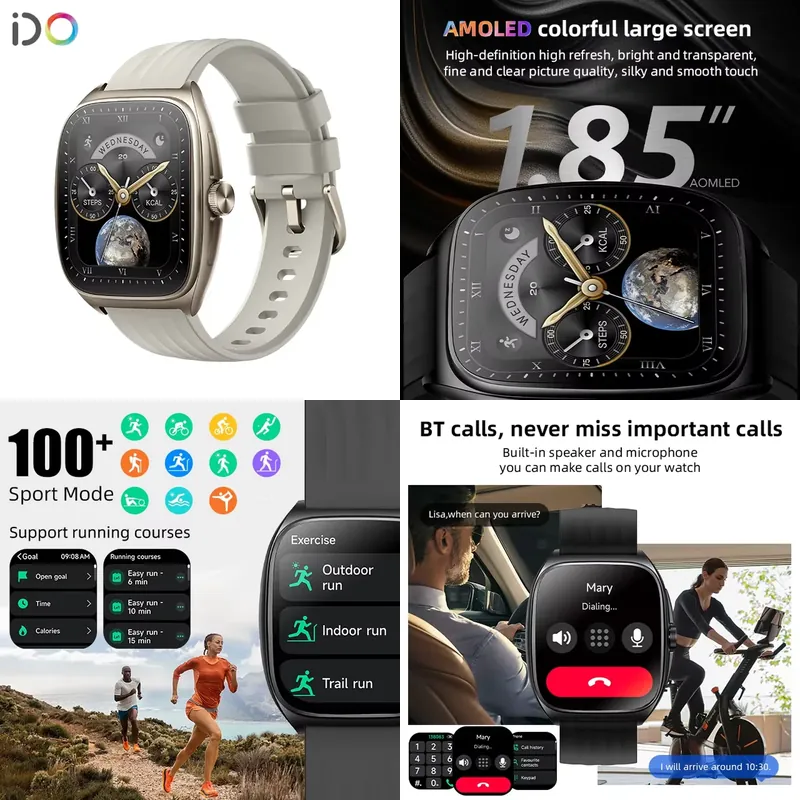 ساعة ذكية رجالية أنيقة 2025 بش - مراجعة Watch Smartwatch وسعره