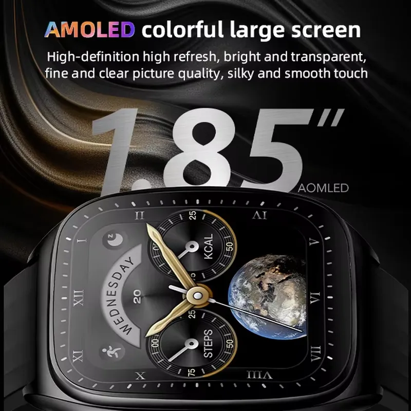 ساعة ذكية رجالية أنيقة 2025 بش - مراجعة Watch Smartwatch وسعره