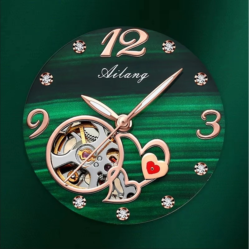 ساعة يد نسائية فاخرة من AILANG - مراجعة Skeleton Mechanical Watch وسعره