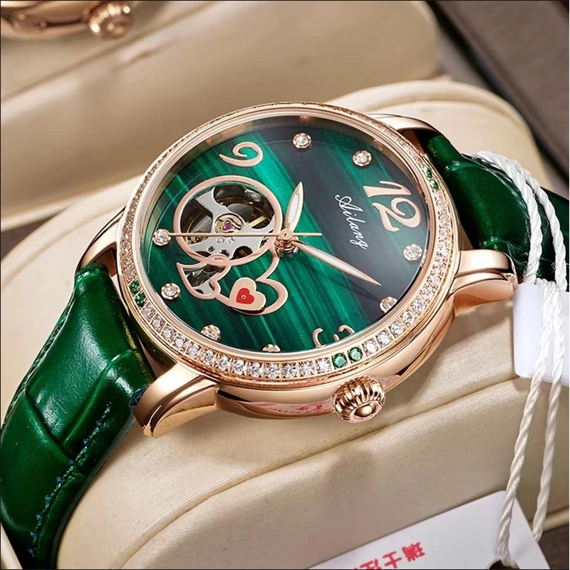 ساعة يد نسائية فاخرة من AILANG - مراجعة Skeleton Mechanical Watch وسعره
