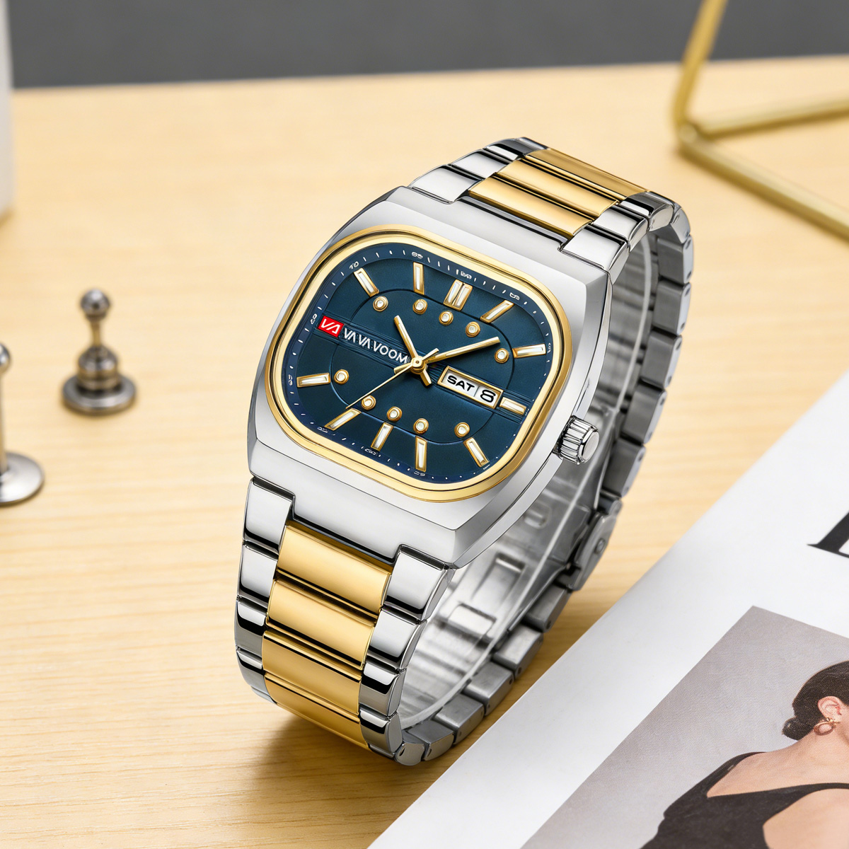 ساعة يد رجالية جديدة بتصميم مر - مراجعة Analog Quartz Watch وسعره