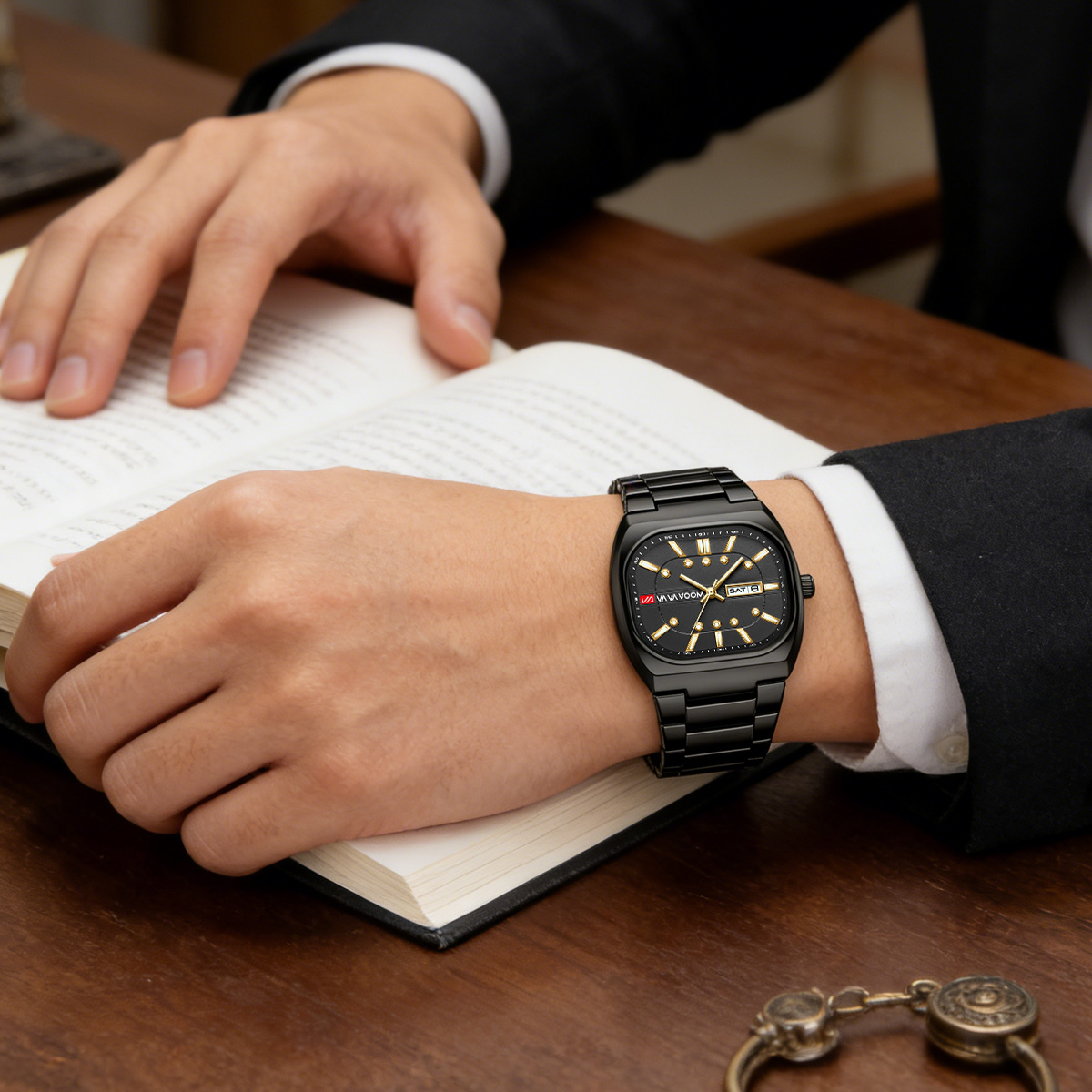 ساعة يد رجالية جديدة بتصميم مر - مراجعة Analog Quartz Watch وسعره