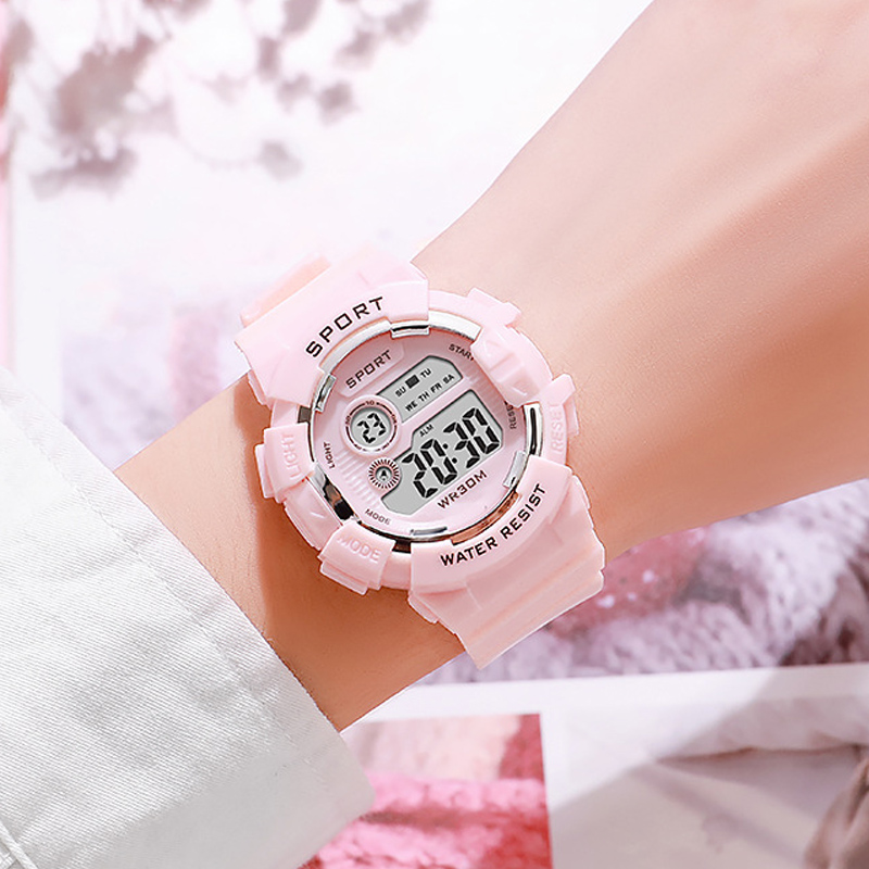 ساعات أطفال عصرية مضيئة مقاومة - مراجعة Smartwatch Watches For Kid Boy With Alarm وسعره