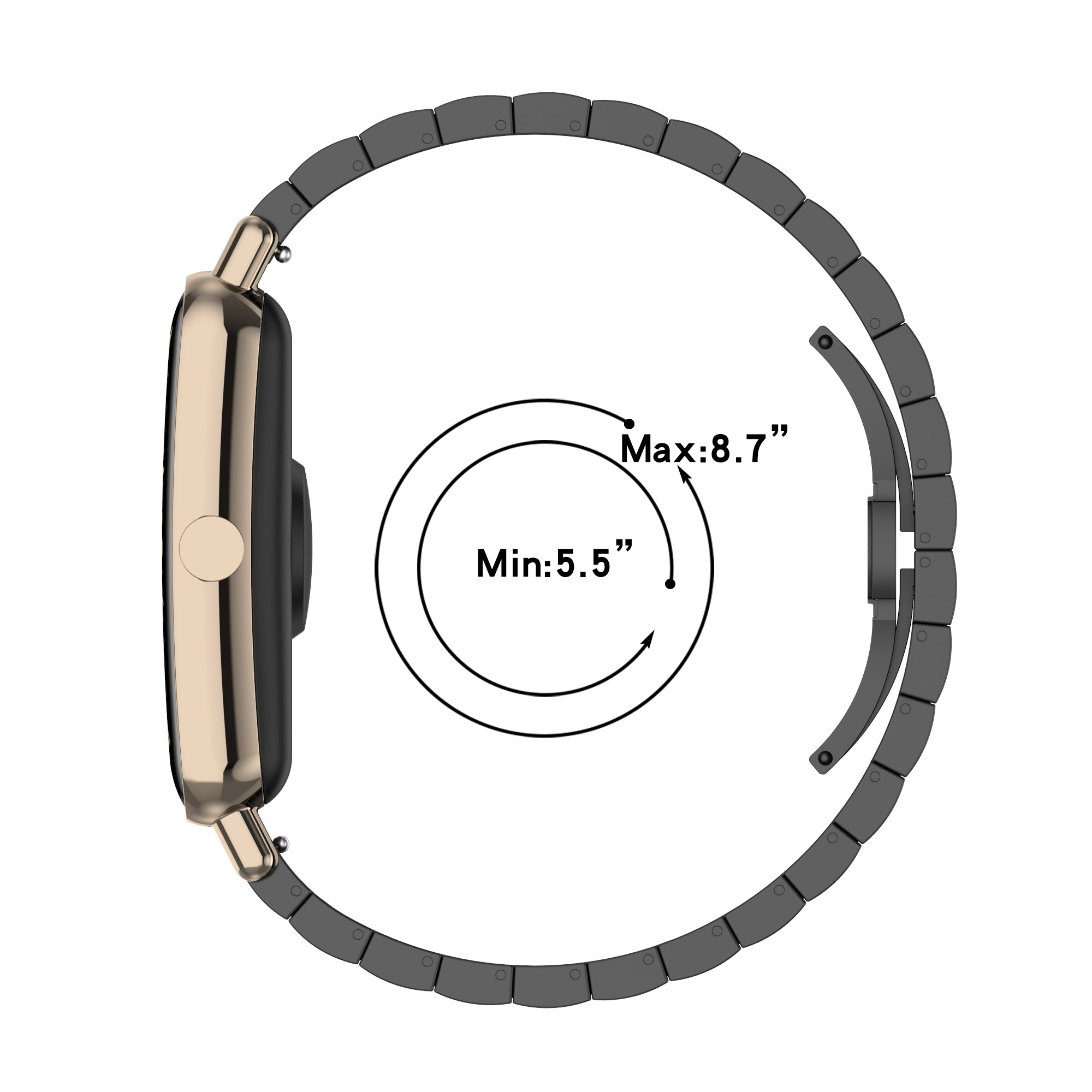 16 مللي متر سوار معصم من الفول - مراجعة Timex Watches Smartwatch وسعره