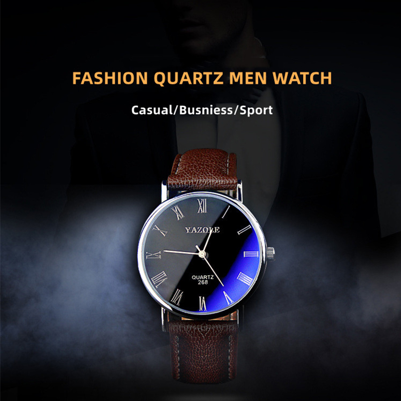 ساعات يازول الكوارتز البسيطة ل - مراجعة Smartwatch Casual Watches For Men وسعره