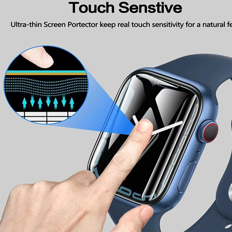 واقي شاشة منحني لساعة أبل ألتر - مراجعة Iwatch Smartwatch Series 7 وسعره