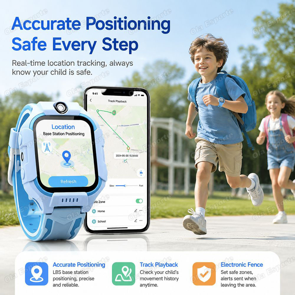 ساعة ذكية جديدة للأطفال 2027 ت - مراجعة Smartwatch Watches Gift For Boys With Gps وسعره