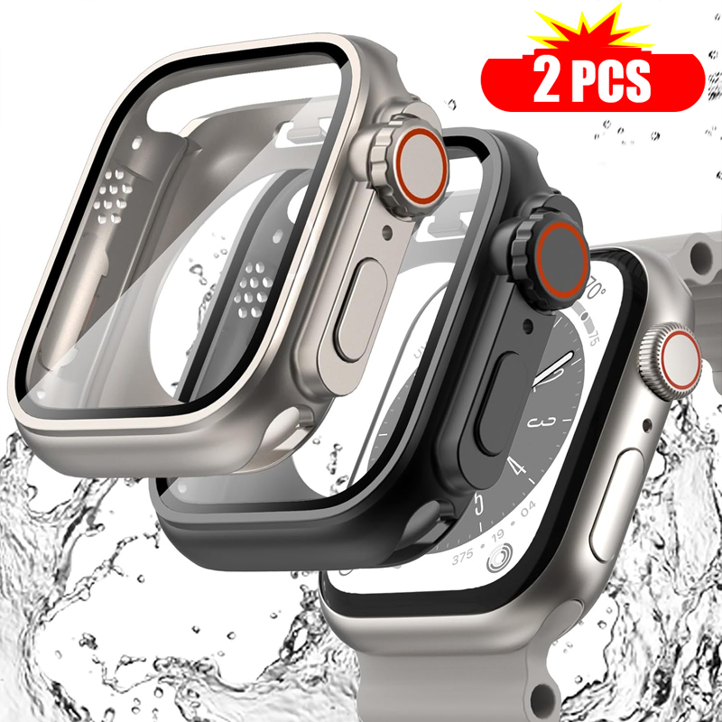 زجاج مقسى وغطاء لساعة أبل ، وا - مراجعة Iwatch Smartwatch Series 7 وسعره