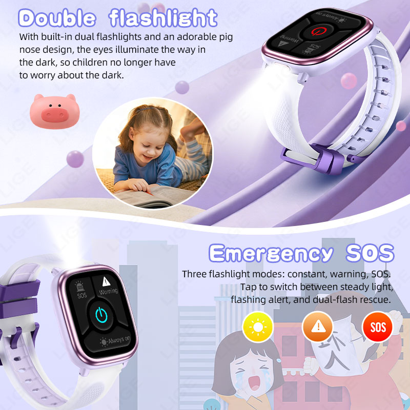 ساعة ذكية تعليمية جديدة للأطفا - مراجعة Smartwatch Watches For Kid Boy With Alarm وسعره