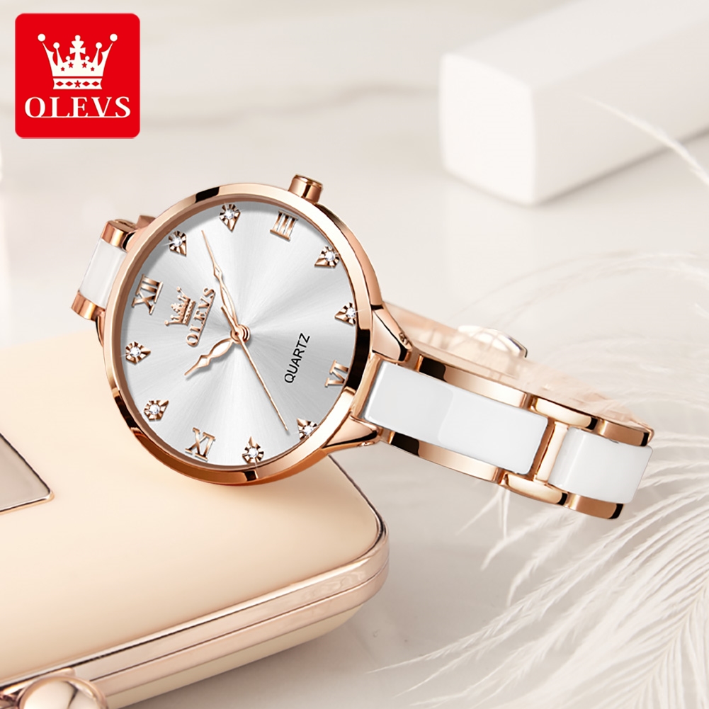 OLEVS 5872 ساعات نسائية كوارتز - مراجعة Analog Quartz Watch وسعره