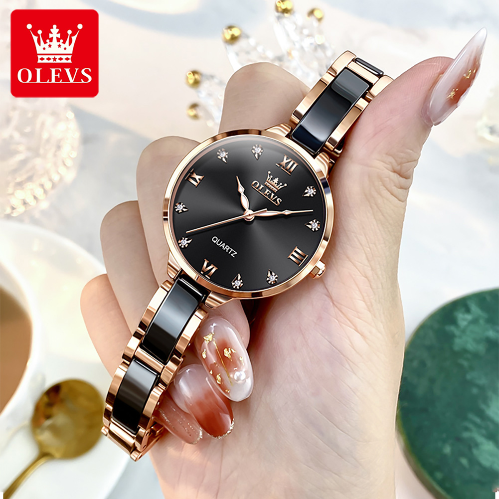 OLEVS 5872 ساعات نسائية كوارتز - مراجعة Analog Quartz Watch وسعره