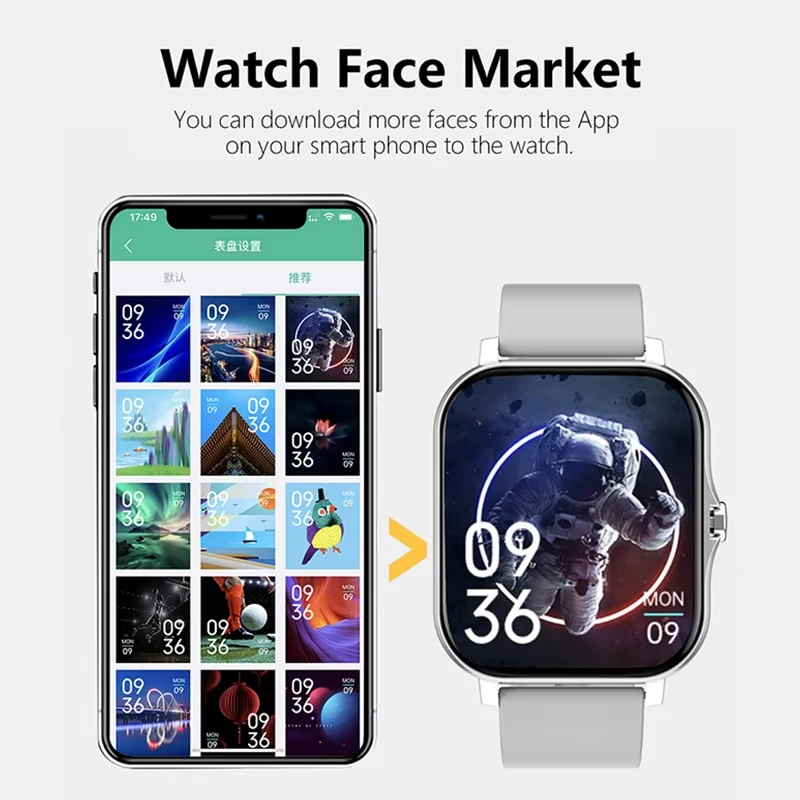 ساعة ذكية رياضية مقاومة للماء  - مراجعة Smartwatch Health Watches For Women وسعره