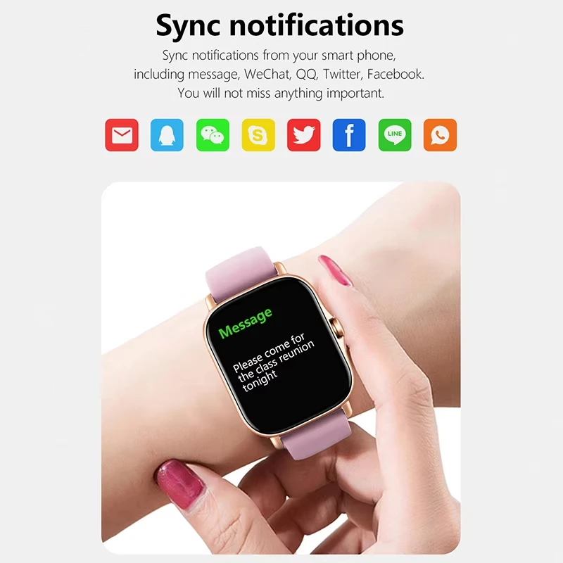 ساعة ذكية رياضية مقاومة للماء  - مراجعة Smartwatch Health Watches For Women وسعره
