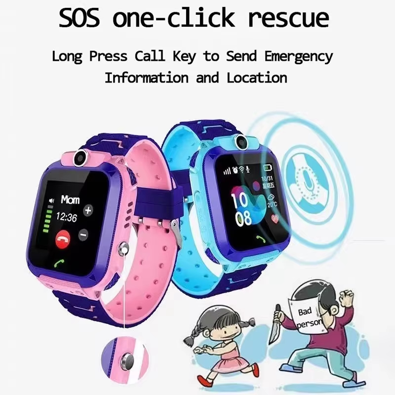 XIAOMI Q12 الأطفال ساعة ذكية ا - مراجعة Smartwatch Watches Gift For Boys With Gps وسعره