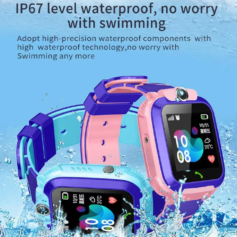 XIAOMI Q12 الأطفال ساعة ذكية ا - مراجعة Smartwatch Watches Gift For Boys With Gps وسعره