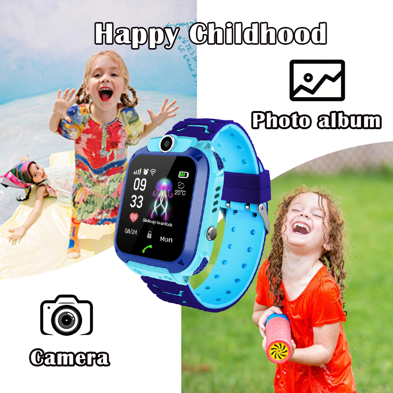 ساعة Q12B الذكية للأطفال مع مي - مراجعة Smartwatch Watches Gift For Boys With Gps وسعره