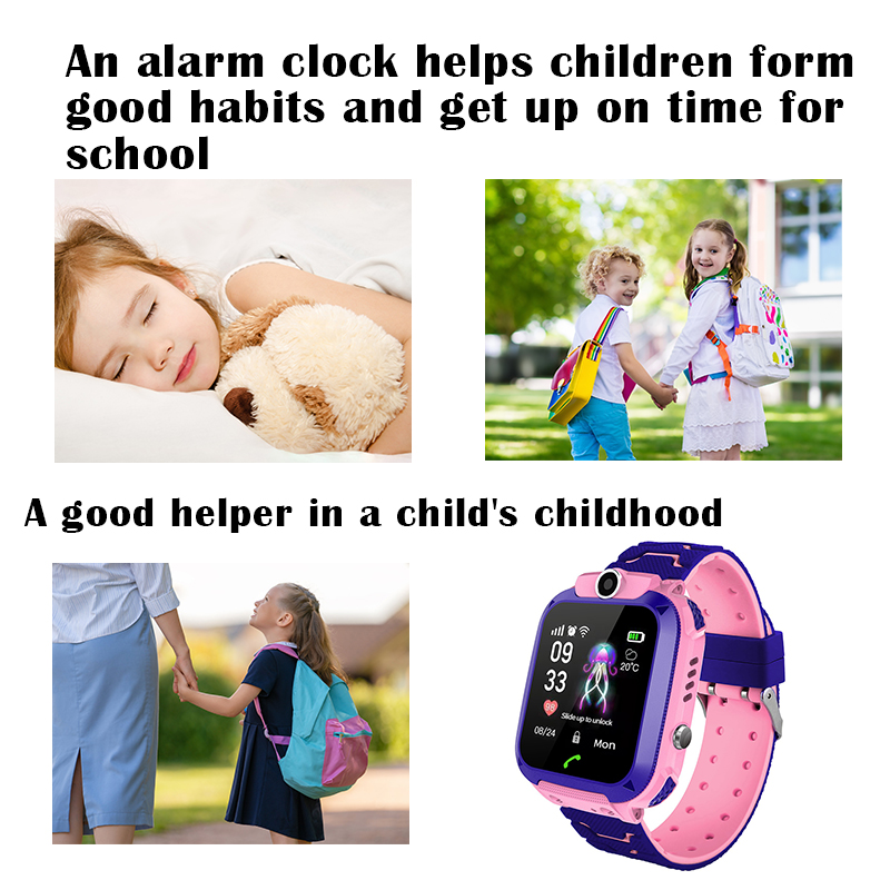 ساعة Q12B الذكية للأطفال مع مي - مراجعة Smartwatch Watches Gift For Boys With Gps وسعره