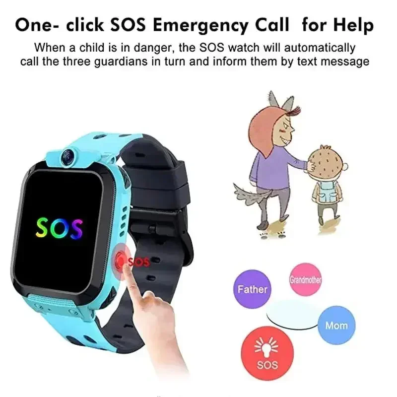 ساعة ذكية مقاومة للماء من لينو - مراجعة Smartwatch Watches For Kid Boy With Alarm وسعره