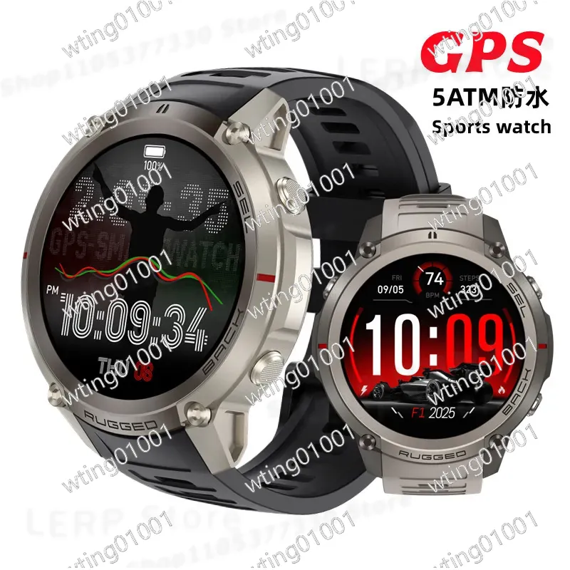 ساعة ذكية DM59 مع ميزة الاتصال - مراجعة Heart Rate Gps Watch وسعره