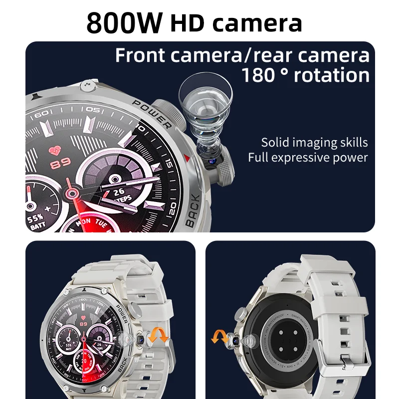 H12 Smartwatch 4G LTE ساعة ذكي - مراجعة Heart Rate Gps Watch وسعره