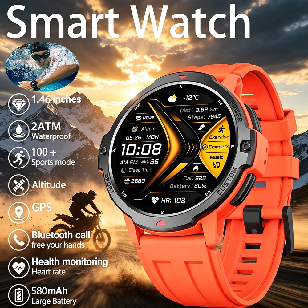 ساعة ذكية عسكرية جديدة بجيروسك - مراجعة Timex Watches Smartwatch وسعره